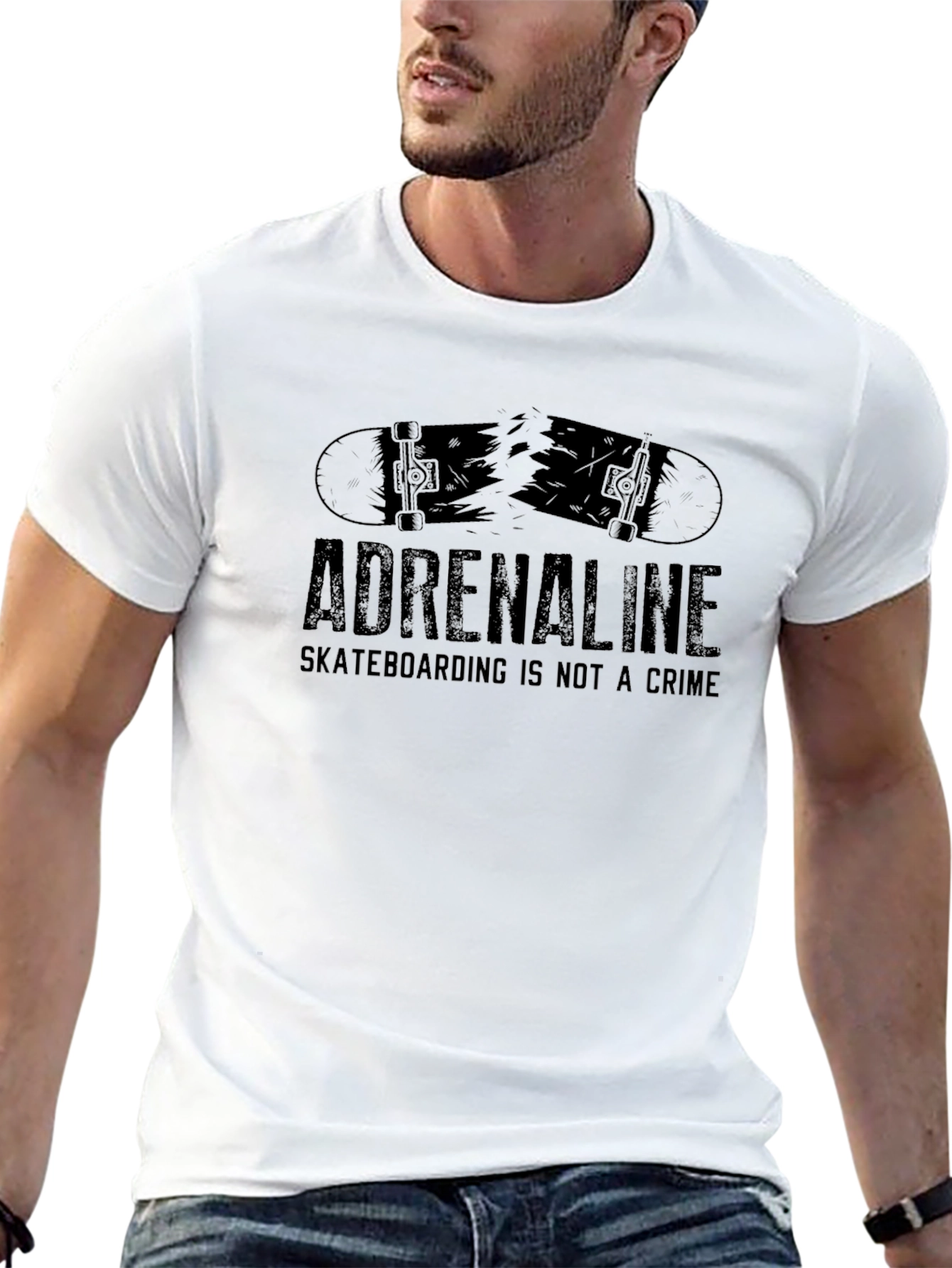 Adrenaline Skateboarding Graphic Tee