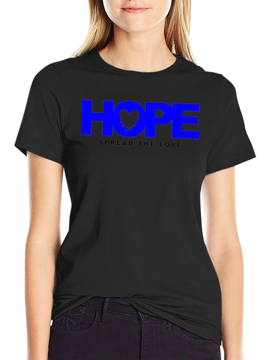 Hope Spread Love Graphic Tee - Soft Cotton Blend