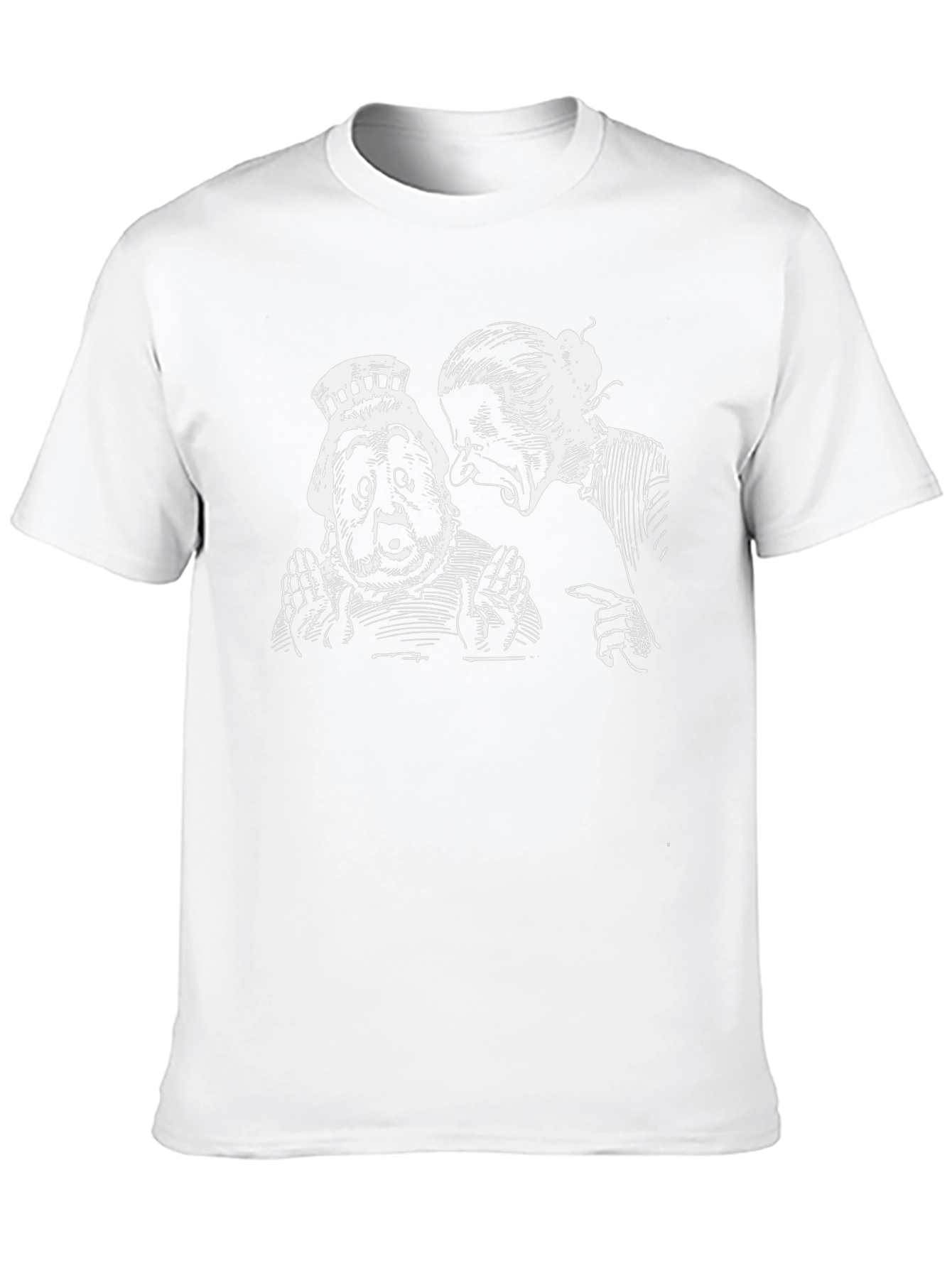 Funny Graphic T-Shirt - Two Old Women Design