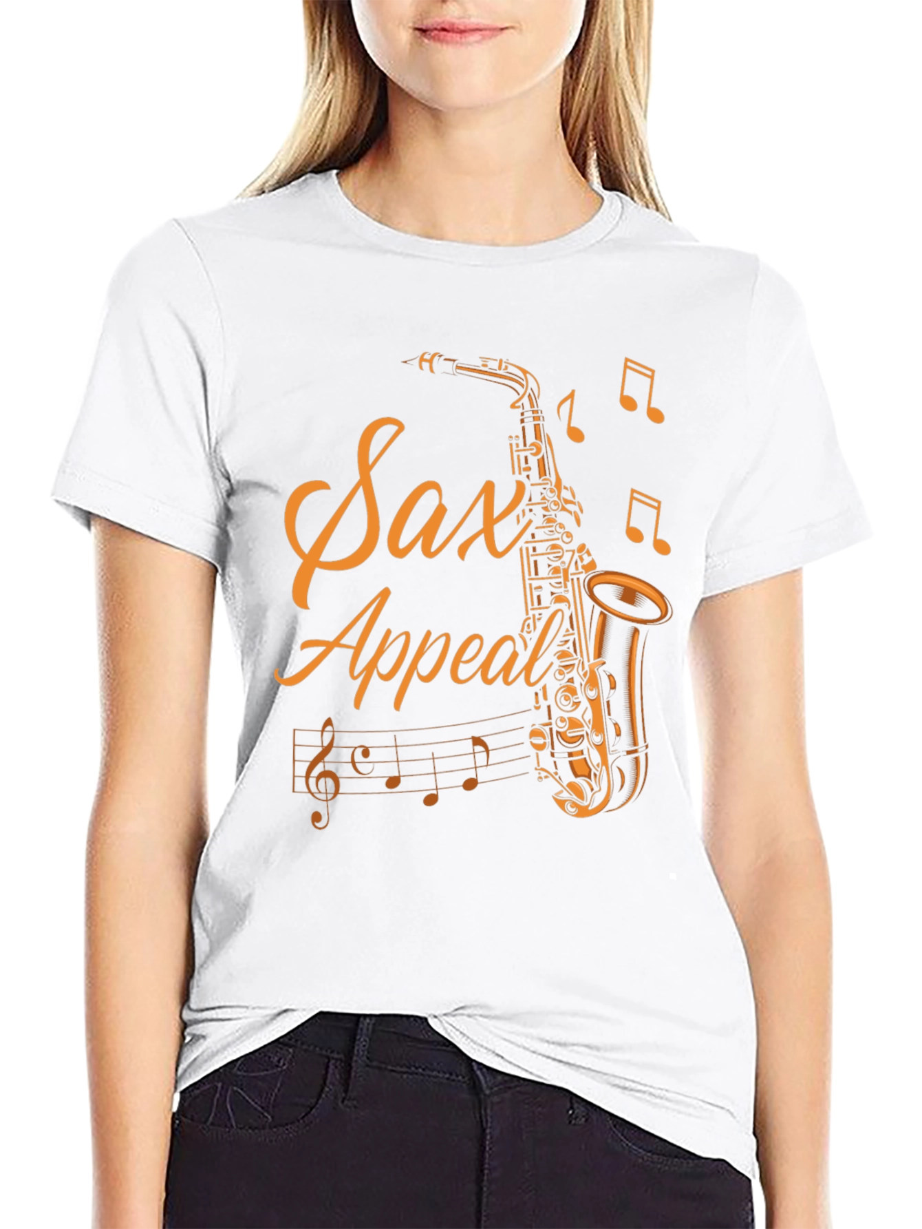 Sax Appeal Black T-Shirt