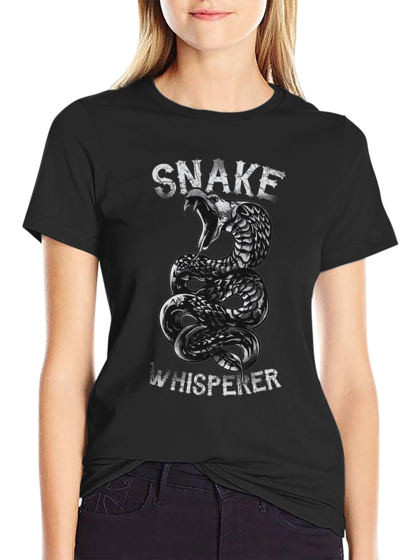 Snake Whisperer Graphic Tee - Cool Serpent Design!
