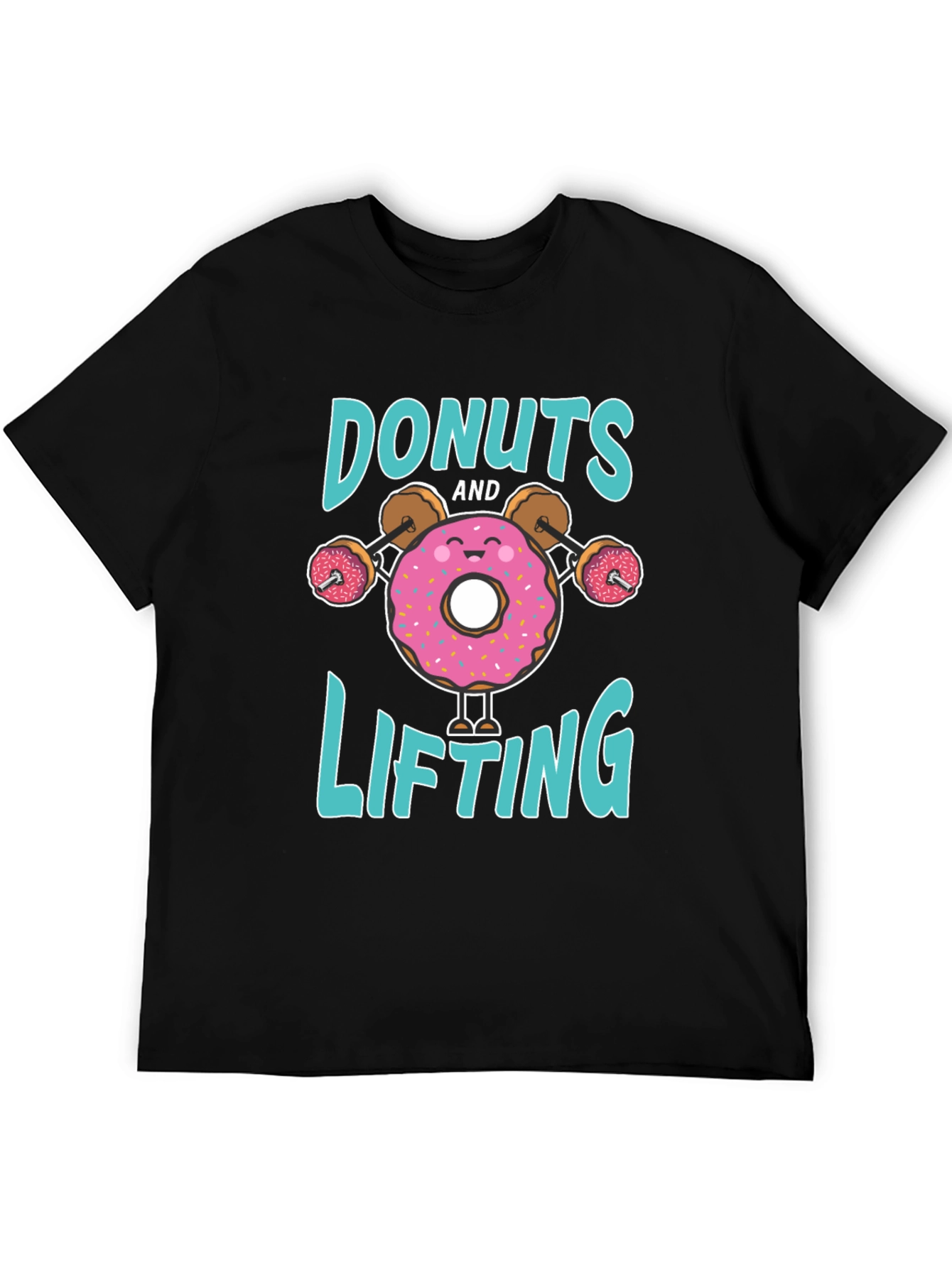 Donuts and Lifting Graphic Tee