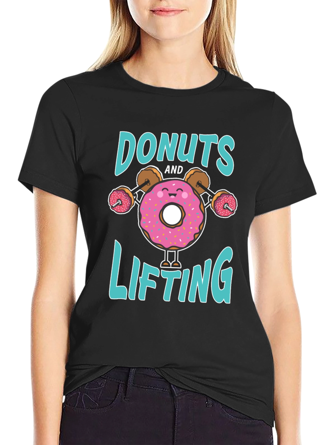 Donuts and Lifting Graphic Tee