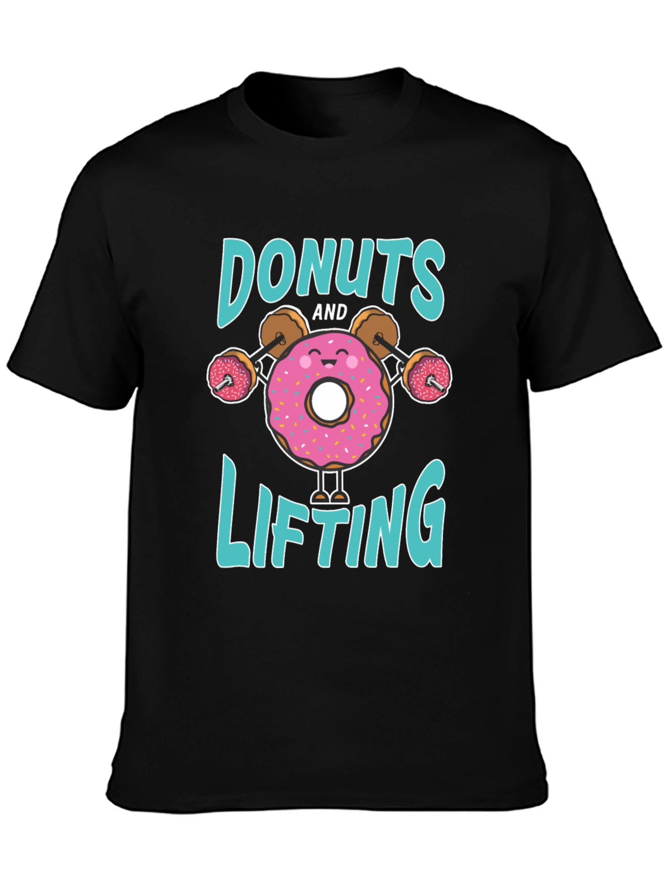 Donuts and Lifting Graphic Tee