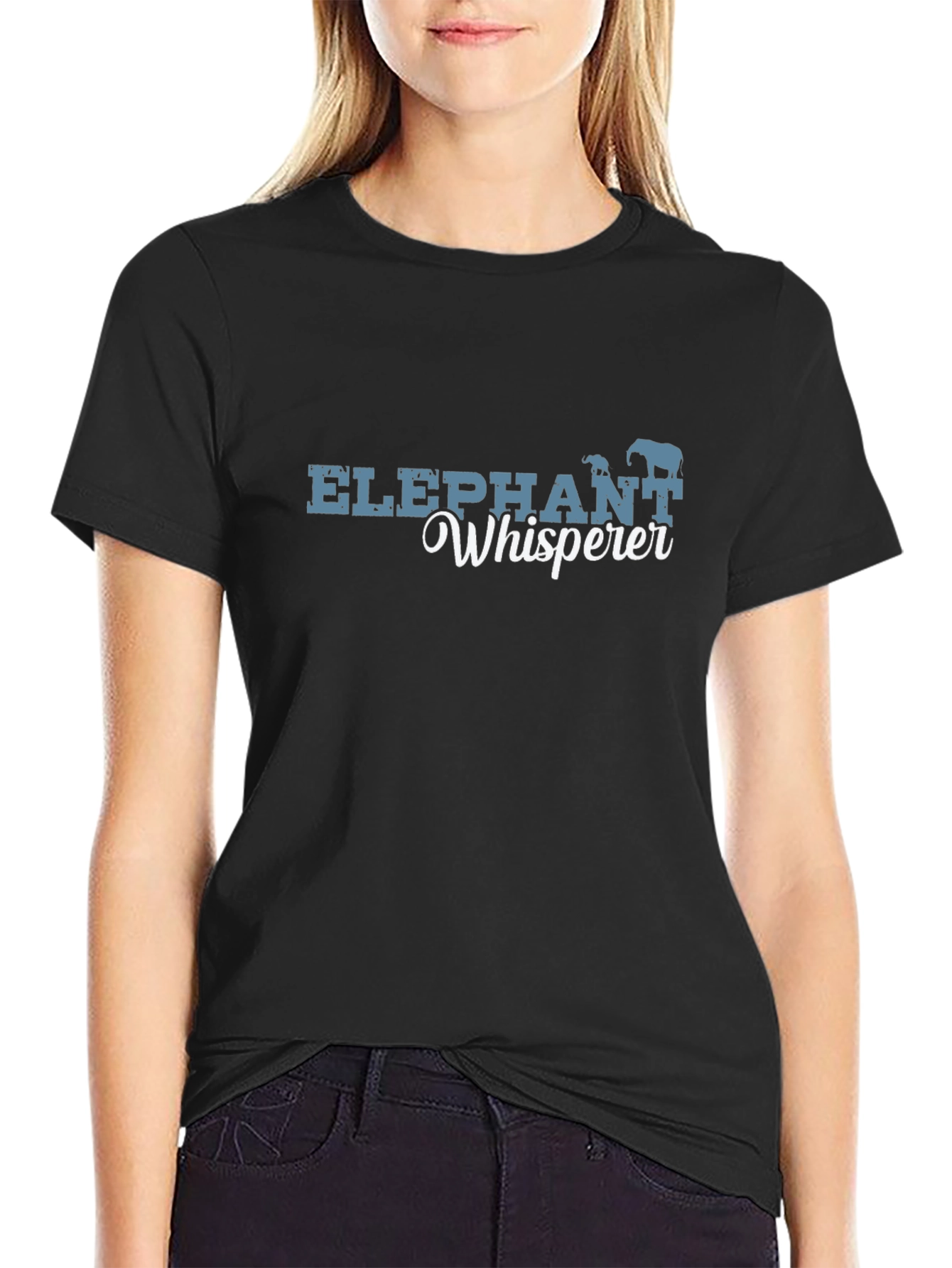 Elephant Whisperer Graphic Tee - Black
