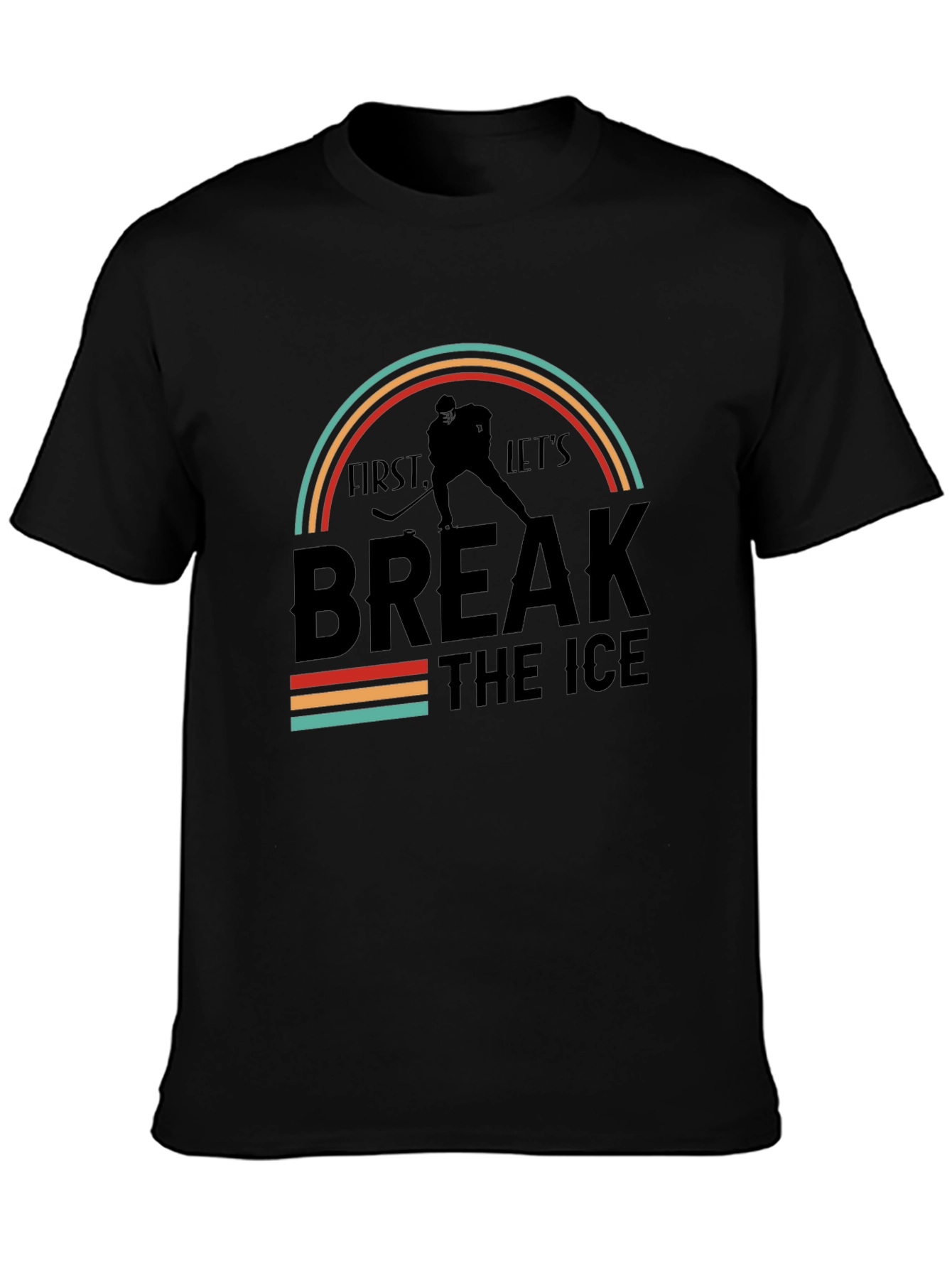Break The Ice Hockey Graphic Tee