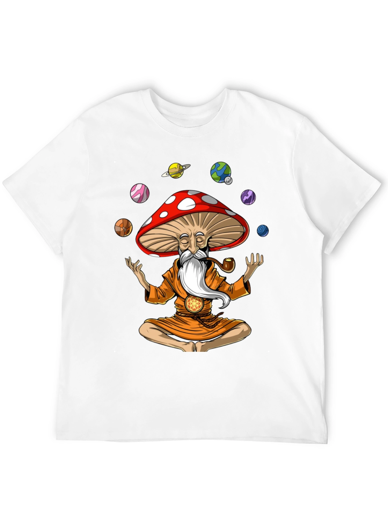 Mushroom Wizard Meditation T-Shirt
