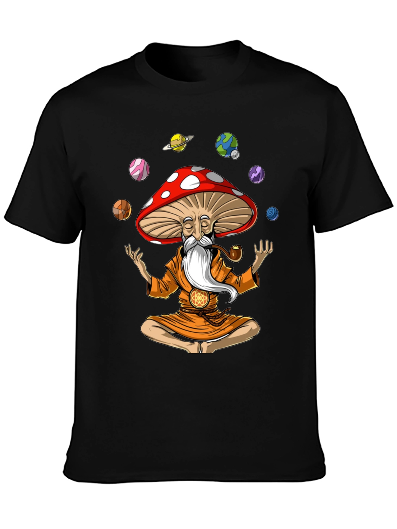 Mushroom Wizard Meditation T-Shirt
