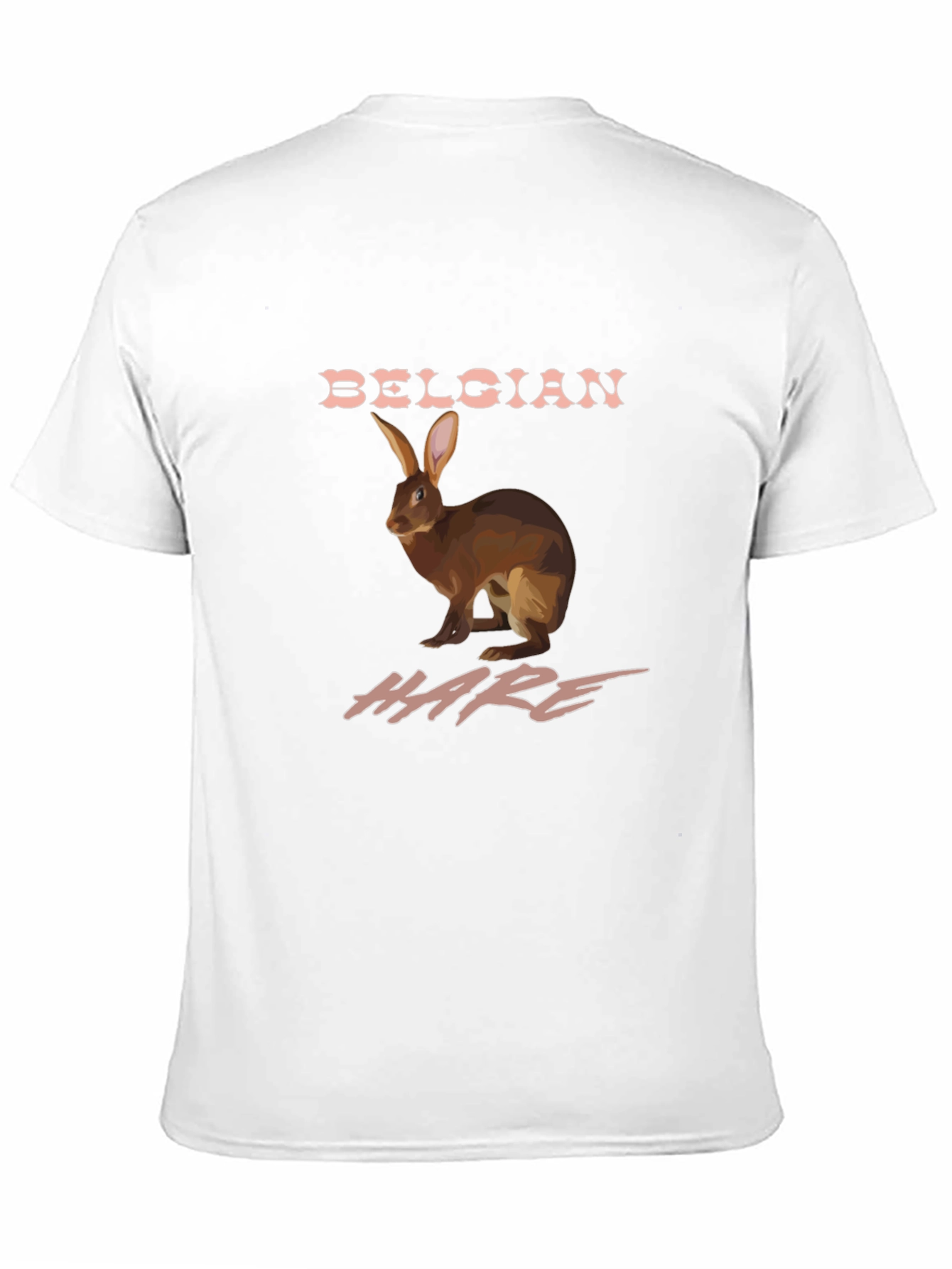 Belgian Hare Graphic Tee - Unique Animal Lover Design