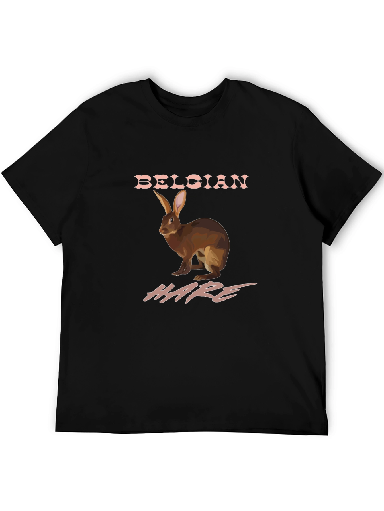 Belgian Hare Graphic Tee - Unique Animal Lover Design