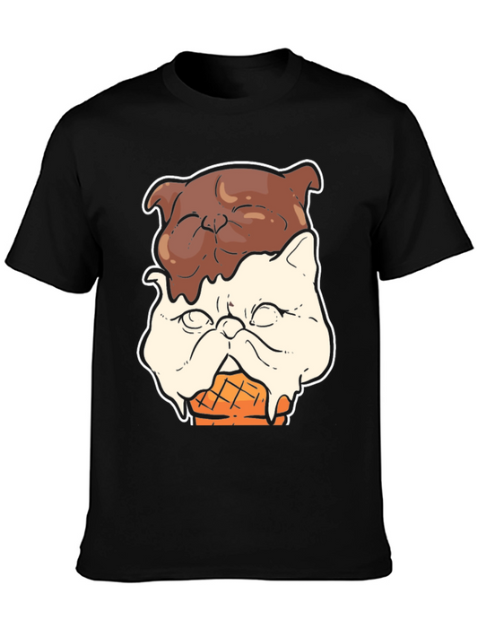 Ice Cream Cat Graphic Tee
