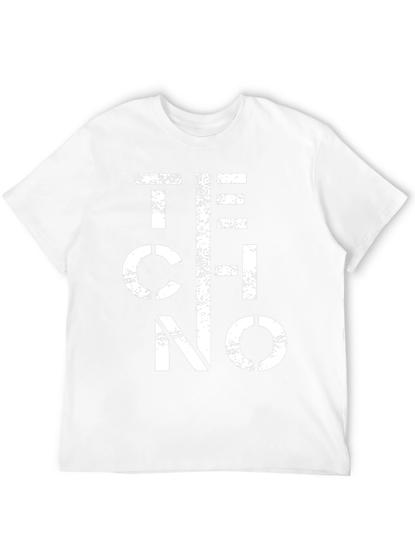 Techno T-Shirt - Grunge Style Black Tee
