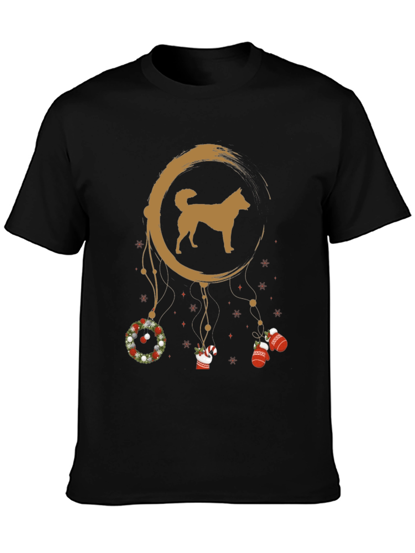 Dog Christmas Dreamcatcher Tee