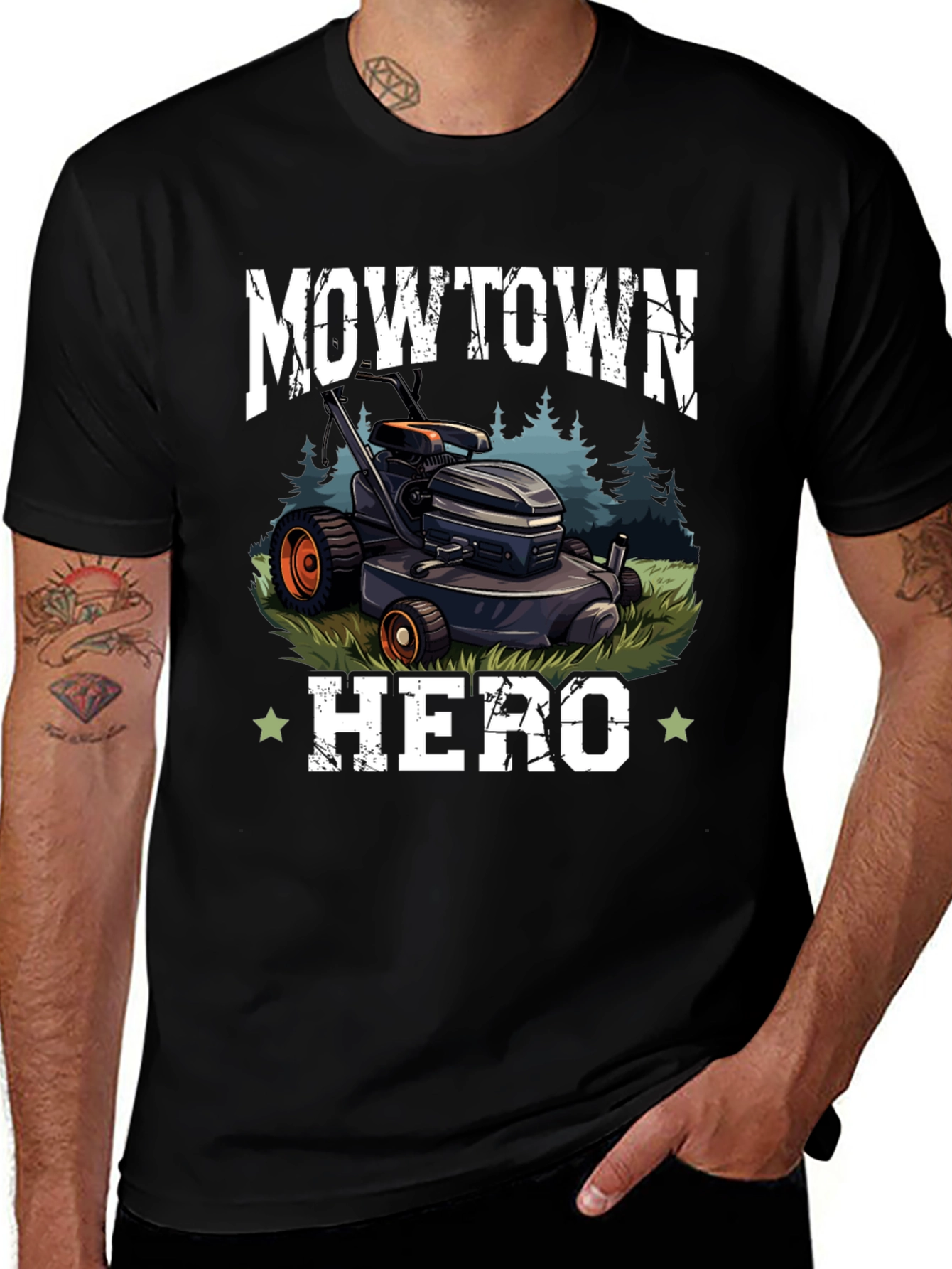 Mowtown Hero Graphic Tee - Lawn Care T-Shirt