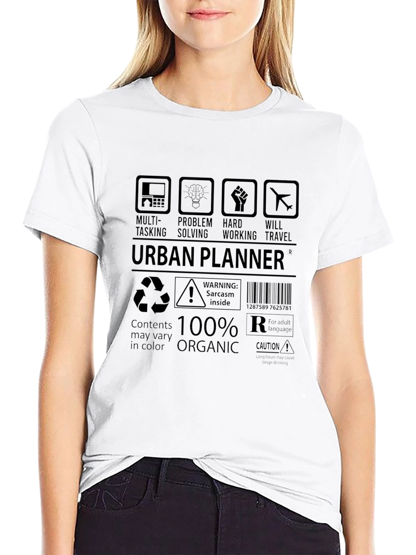 Urban Planner T-Shirt: Multi-Tasking Problem Solving Hard Working