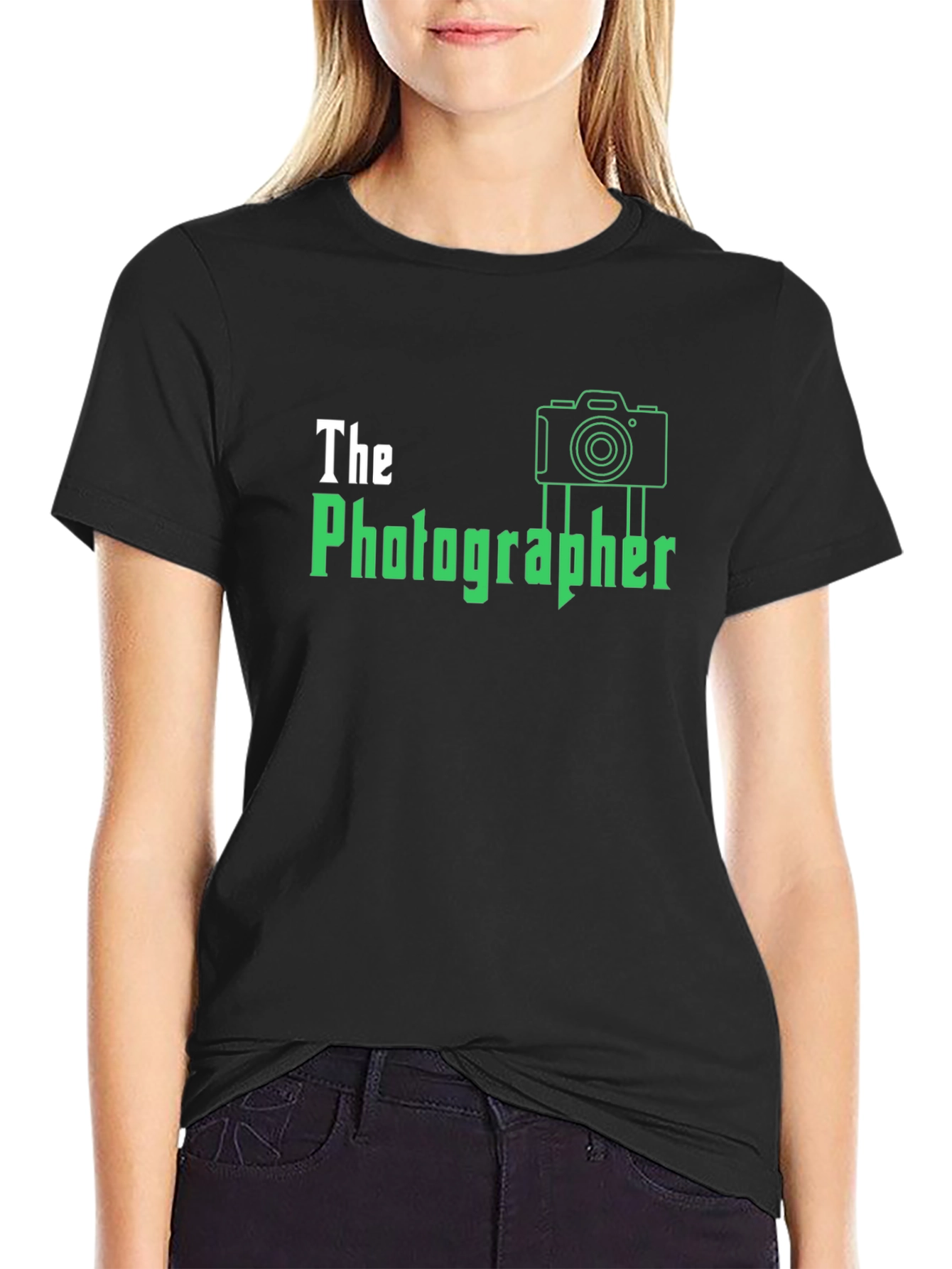 The Photographer Graphic Tee - Black