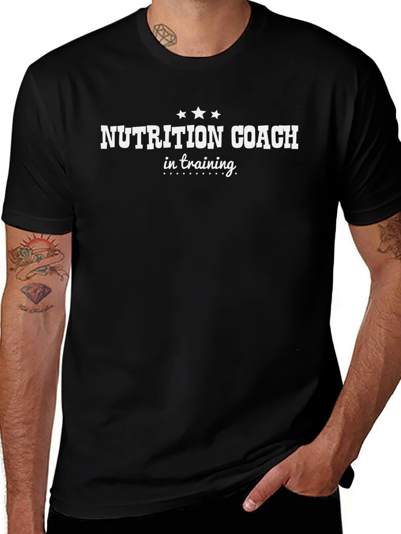 Nutrition Coach in Training Black T-Shirt