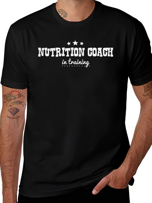 Nutrition Coach in Training Black T-Shirt