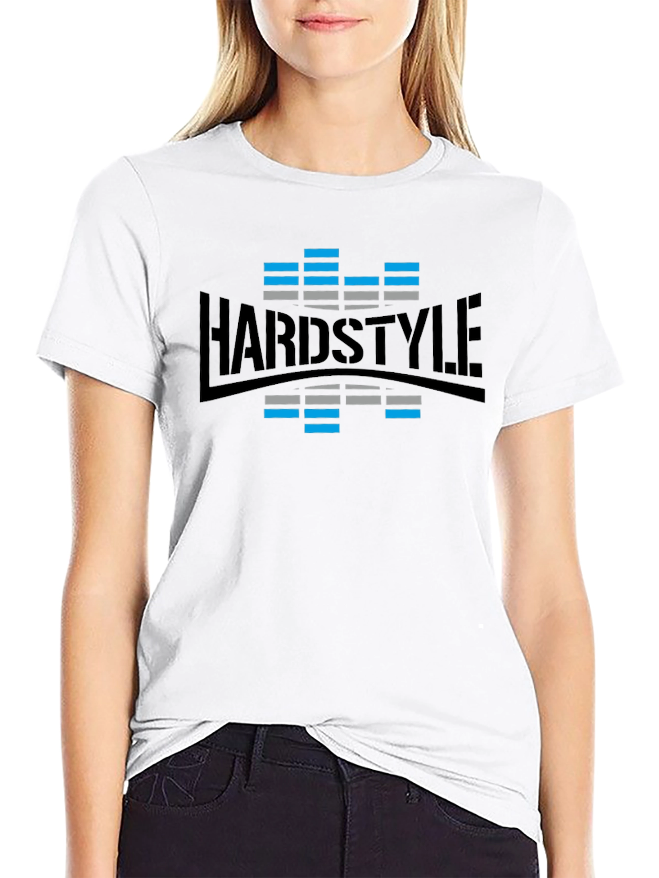 Hardstyle Graphic Print Black T-Shirt