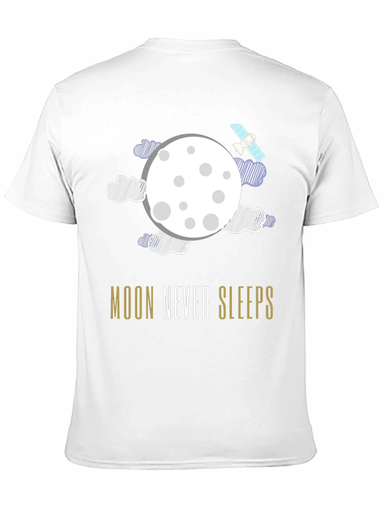 Moon Never Sleeps Graphic T-Shirt