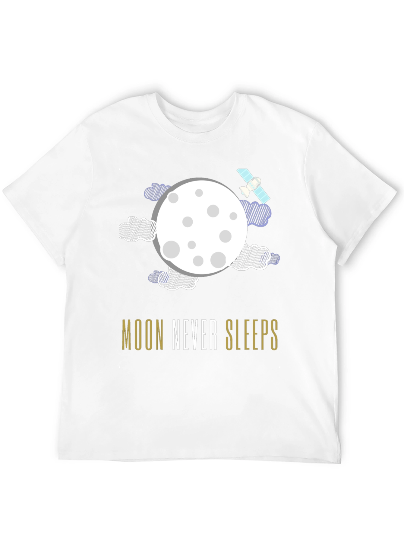 Moon Never Sleeps Graphic T-Shirt