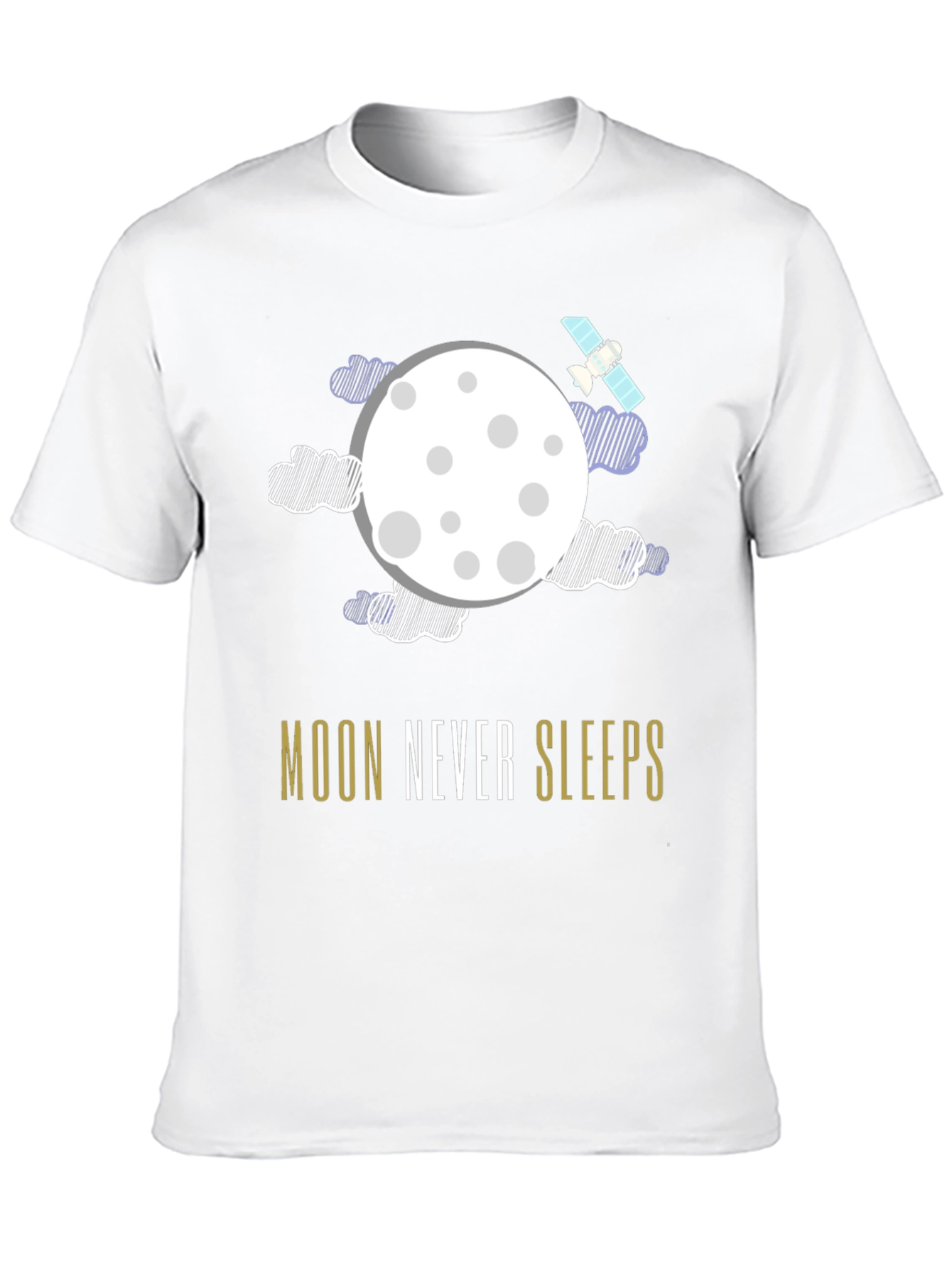 Moon Never Sleeps Graphic T-Shirt