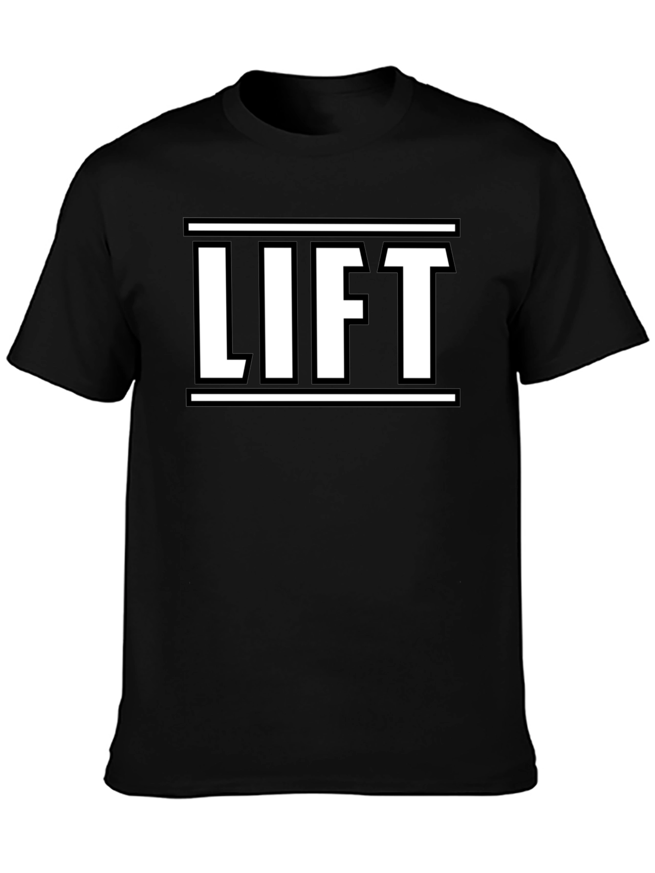 Lift Graphic Print Mens Black T-Shirt