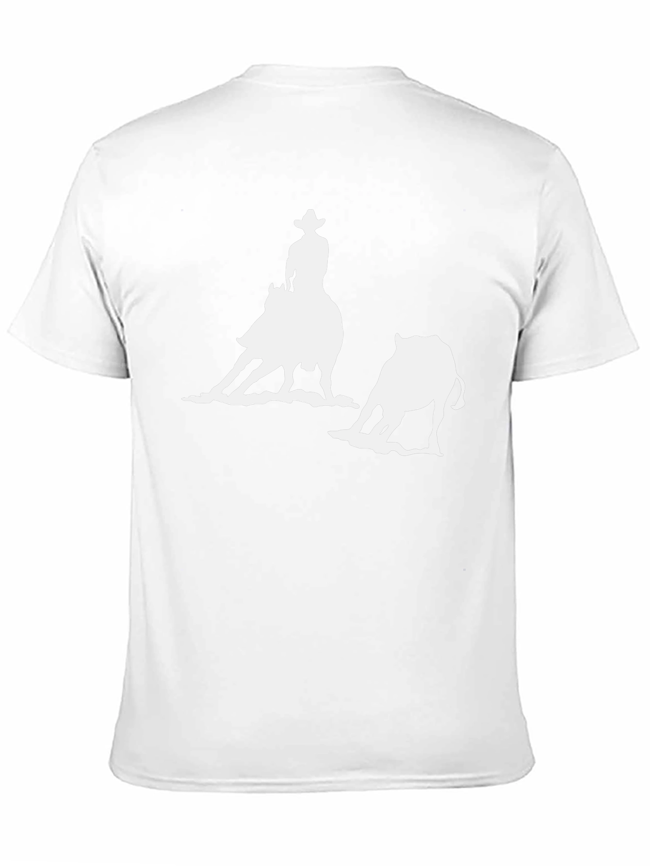 Rodeo Cowboy Graphic Tee - Black Cotton T-Shirt