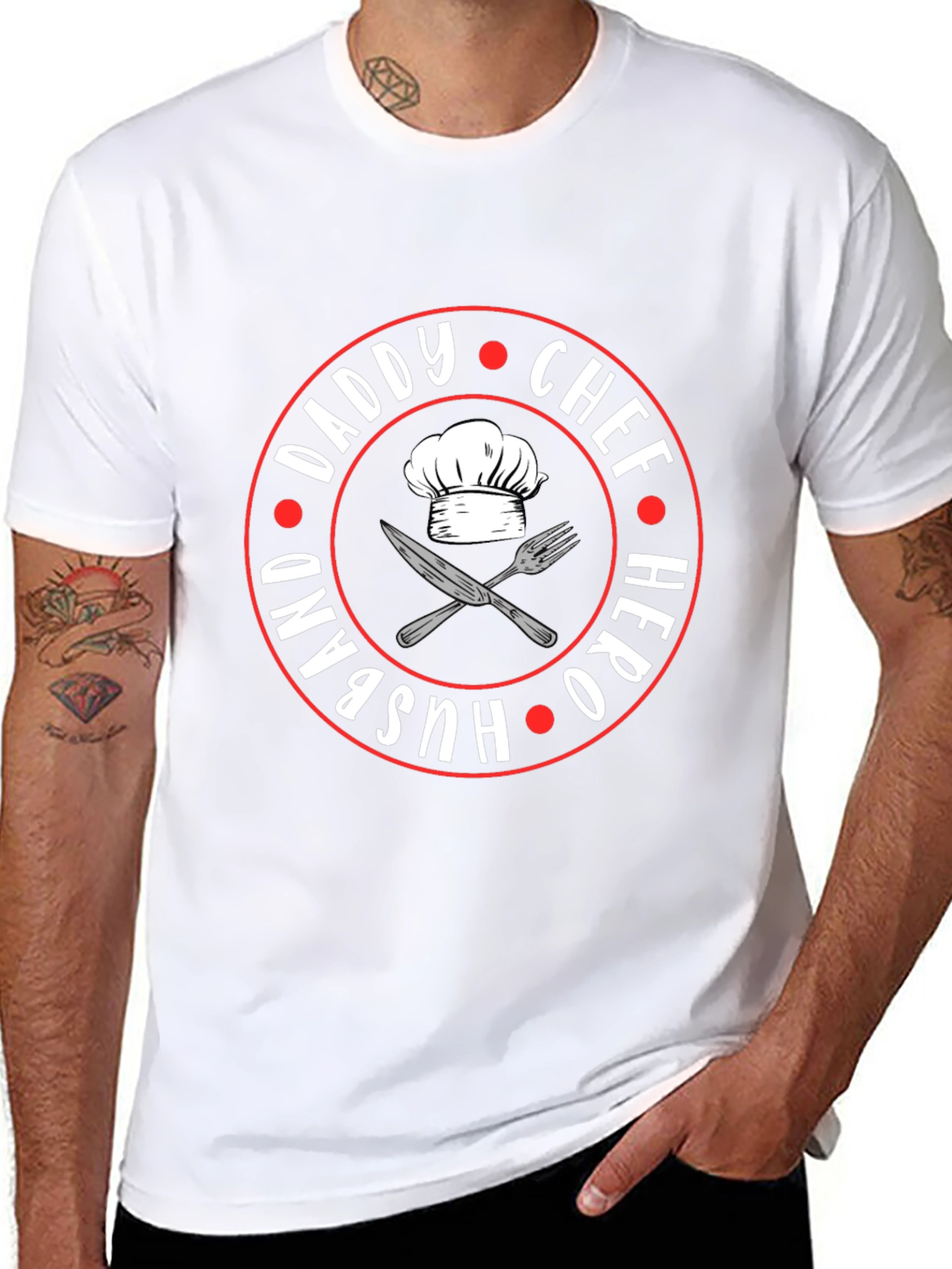 Daddy Chef Hero Husband T-Shirt