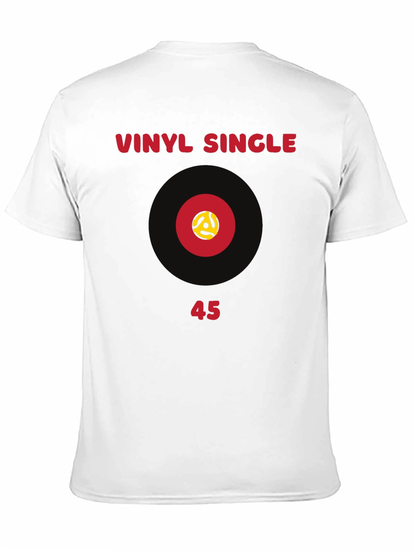 Vinyl Single 45 RPM Record T-Shirt