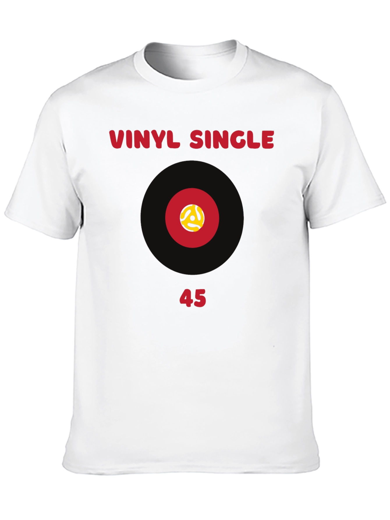 Vinyl Single 45 RPM Record T-Shirt