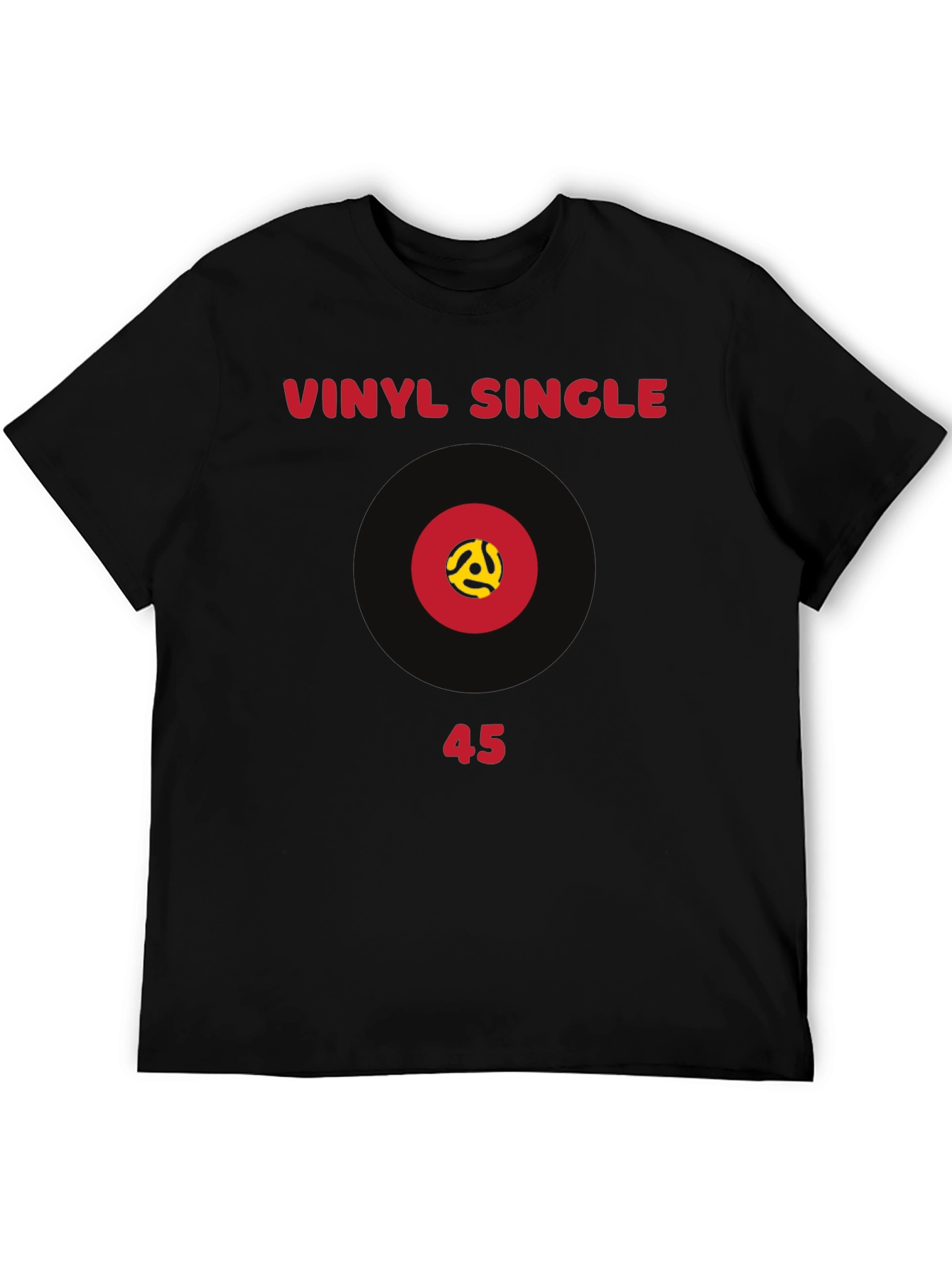 Vinyl Single 45 RPM Record T-Shirt