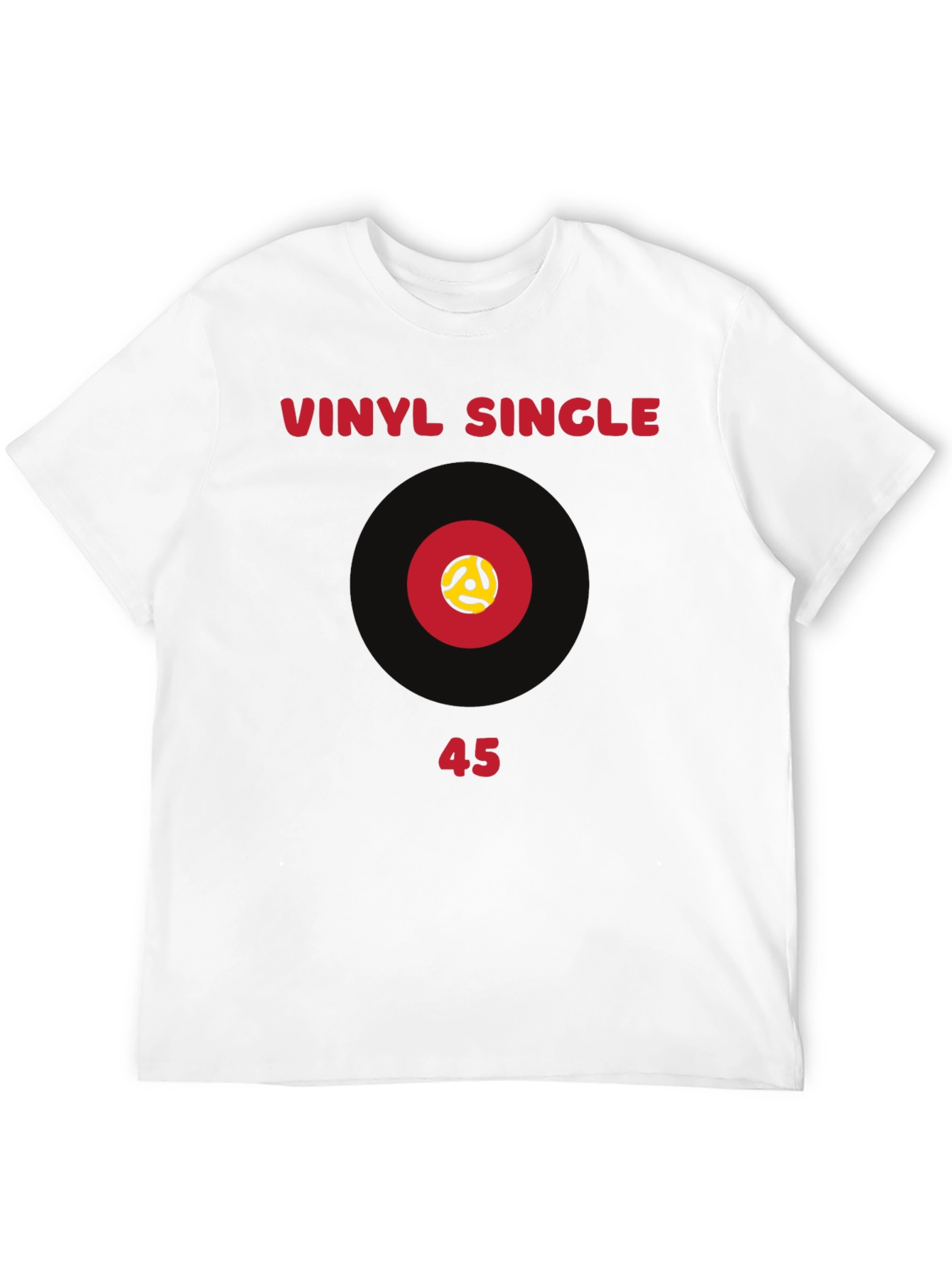 Vinyl Single 45 RPM Record T-Shirt