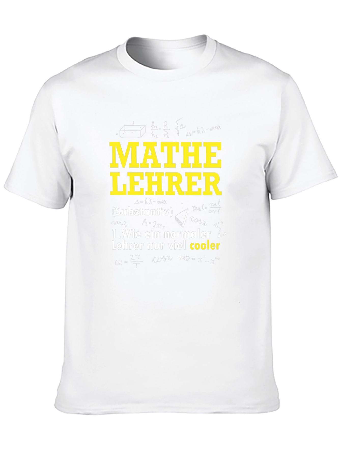 Mathe Lehrer T-Shirt - Cool Math Teacher Tee