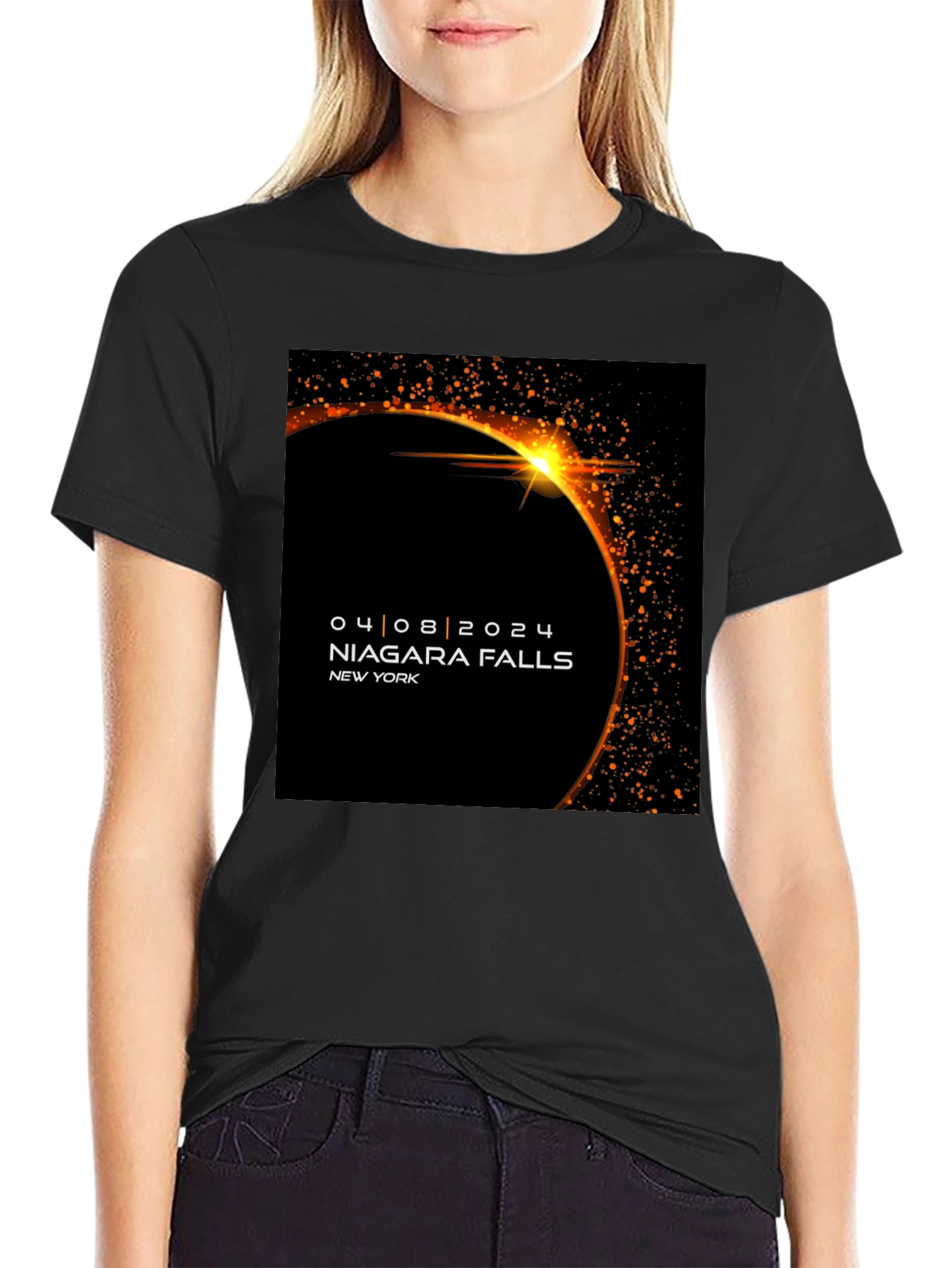 Niagara Falls Eclipse 2024 T-Shirt