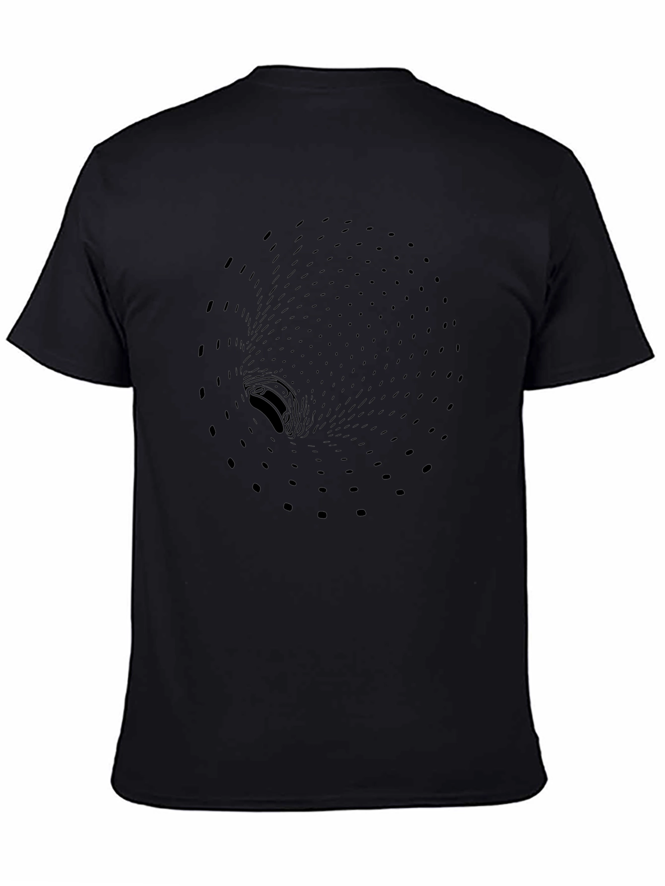 Optical Illusion Black Hole Graphic Tee
