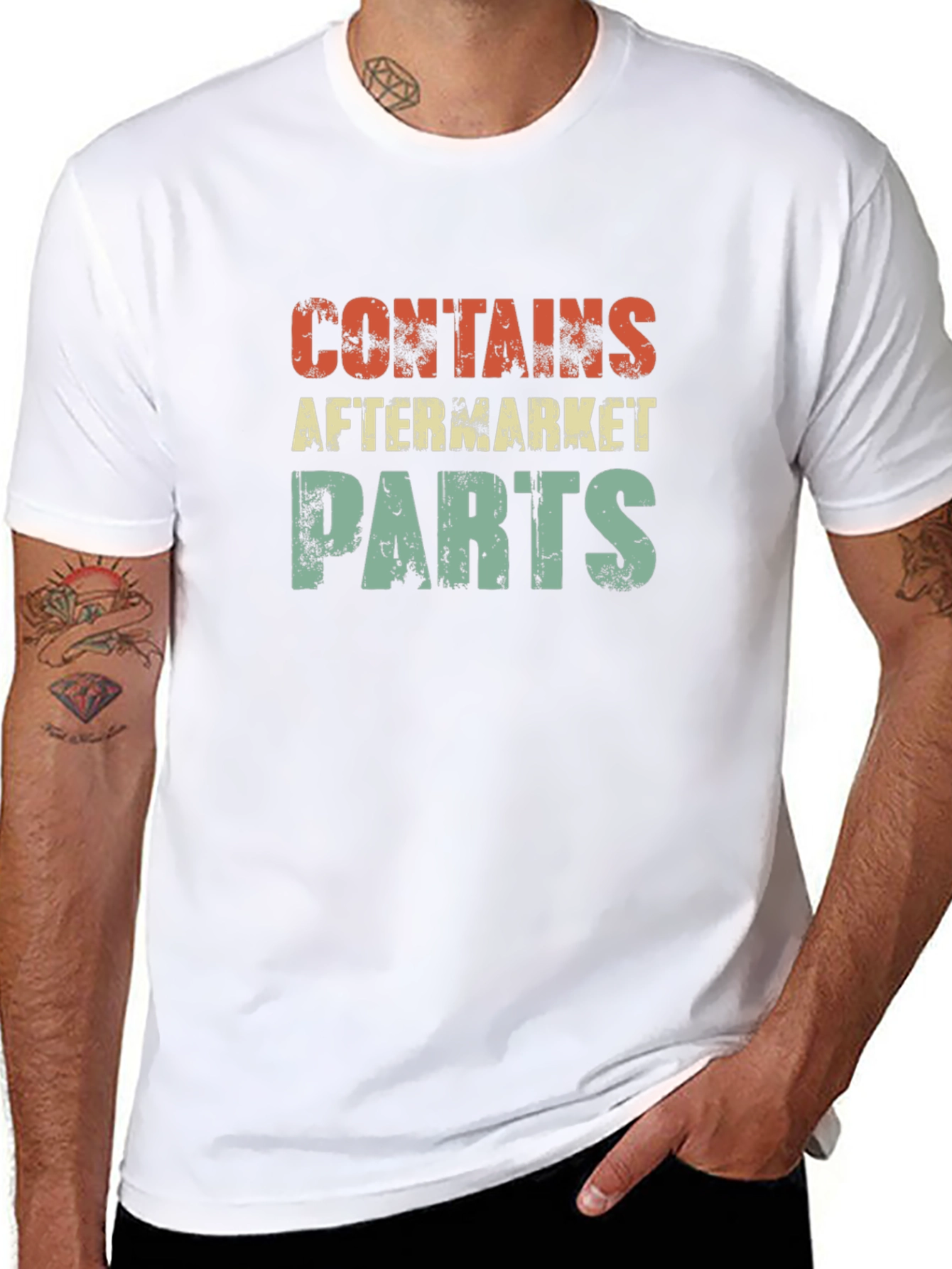 Contains Aftermarket Parts Graphic Tee