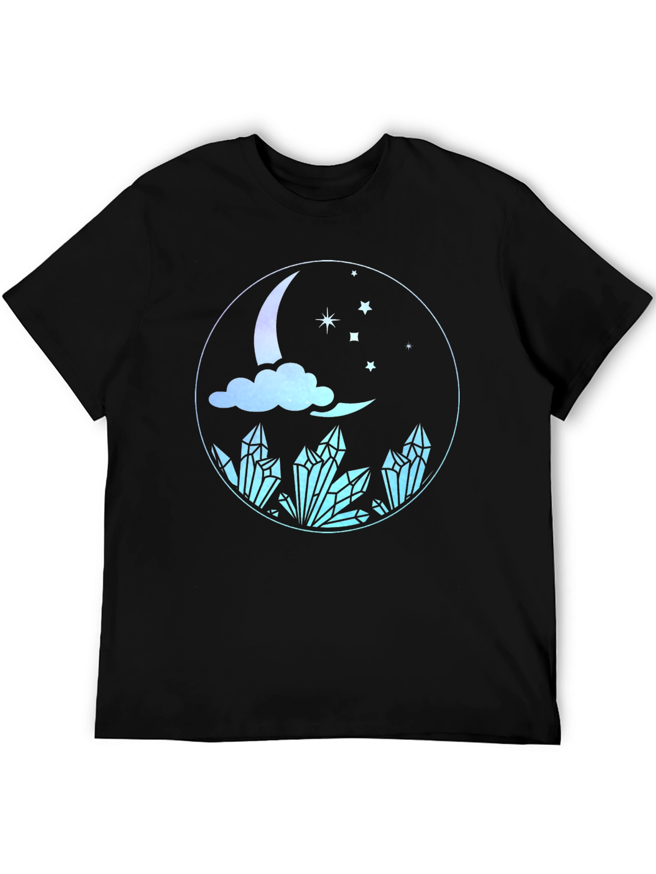 Crystals Moon Stars Graphic Tee