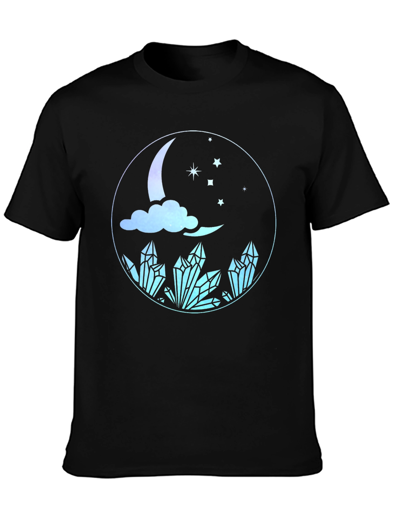 Crystals Moon Stars Graphic Tee