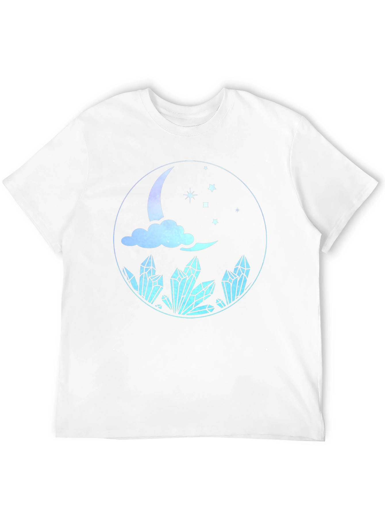 Crystals Moon Stars Graphic Tee