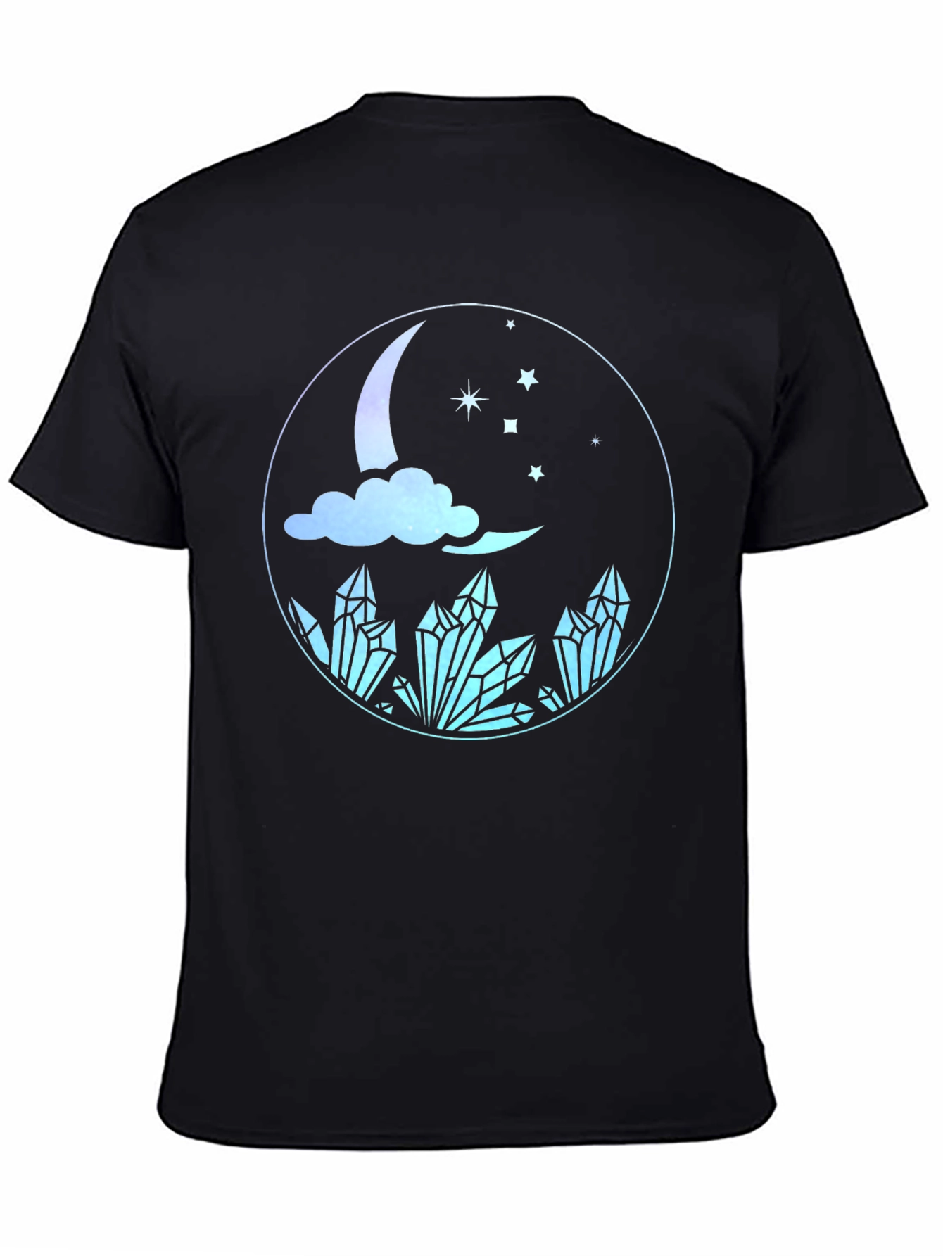 Crystals Moon Stars Graphic Tee