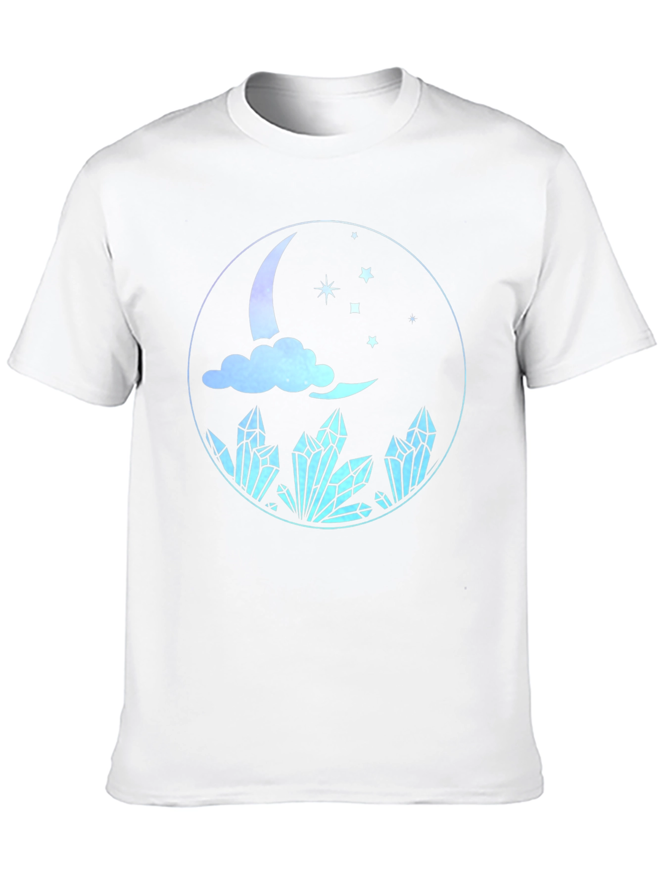 Crystals Moon Stars Graphic Tee