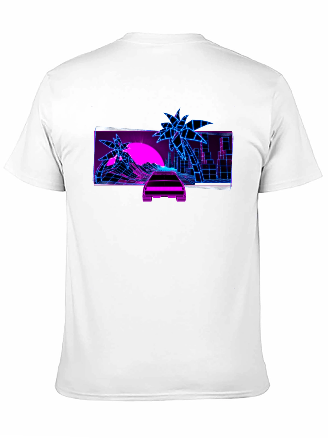 Retro Wave Graphic Tee - Synthwave Design