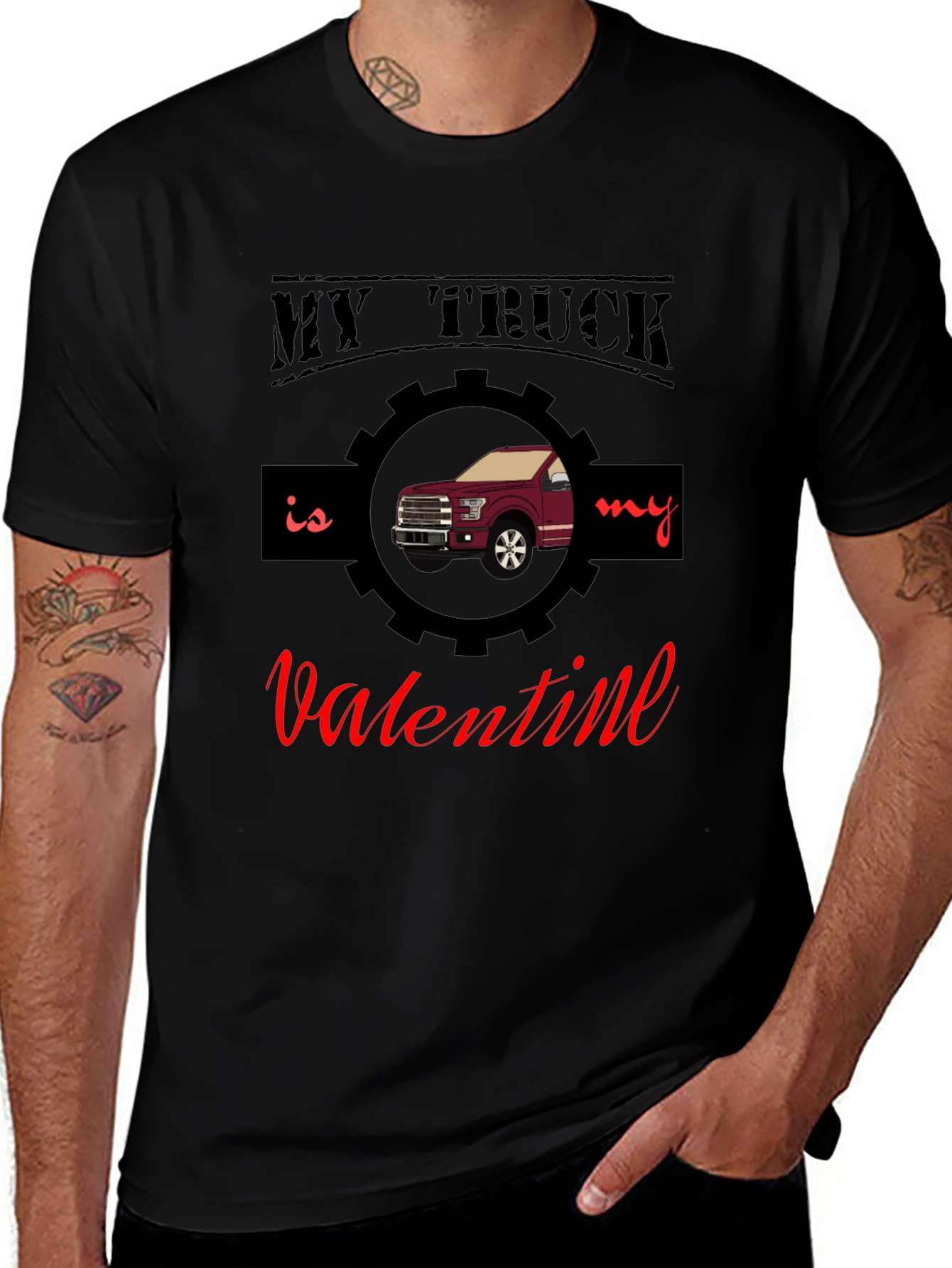 My Truck is My Valentine Graphic Tee