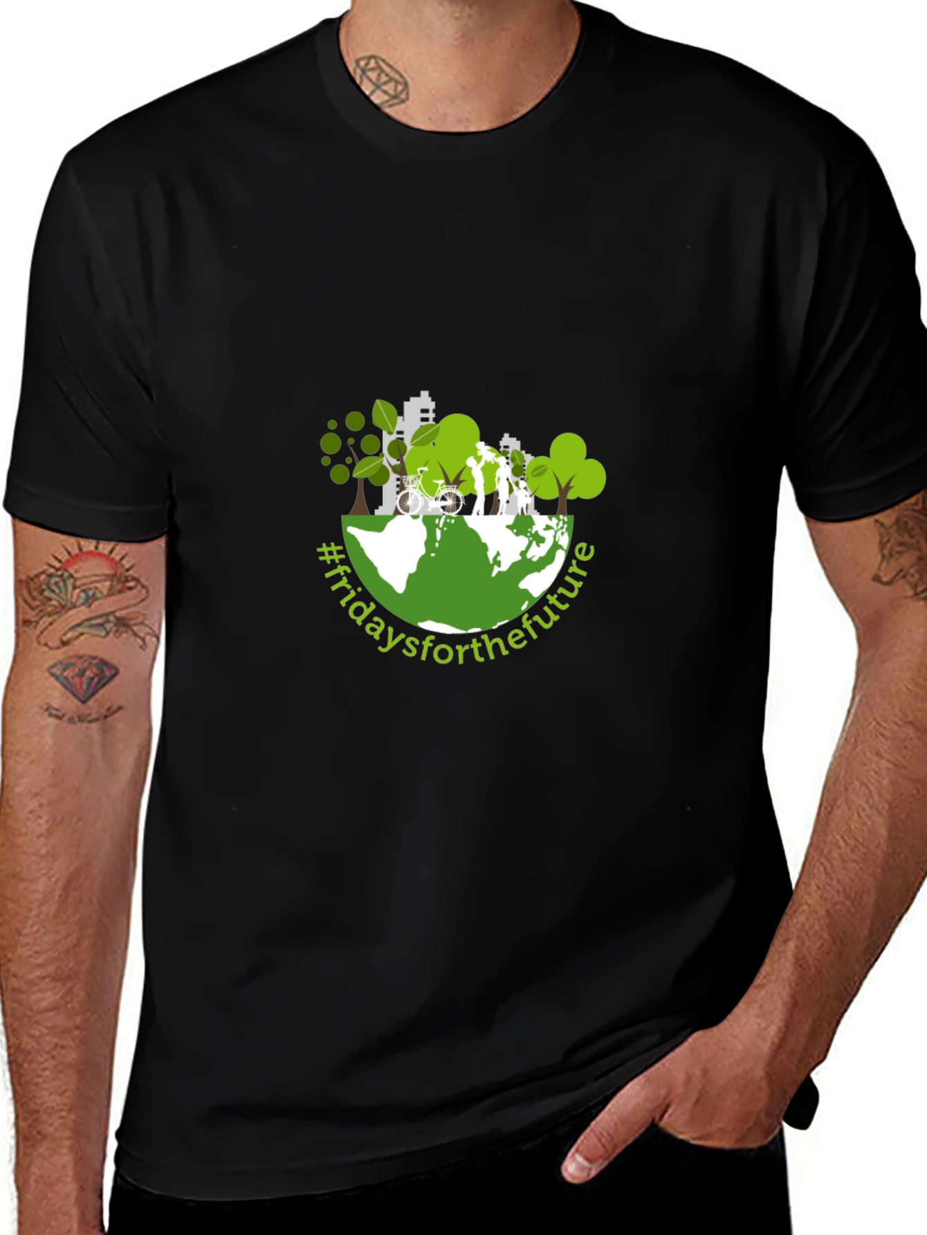 Fridays for Future Graphic T-Shirt - Eco-Friendly Design