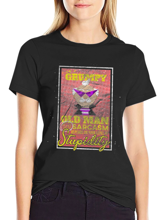 Grumpy Old Man Sarcasm T-Shirt