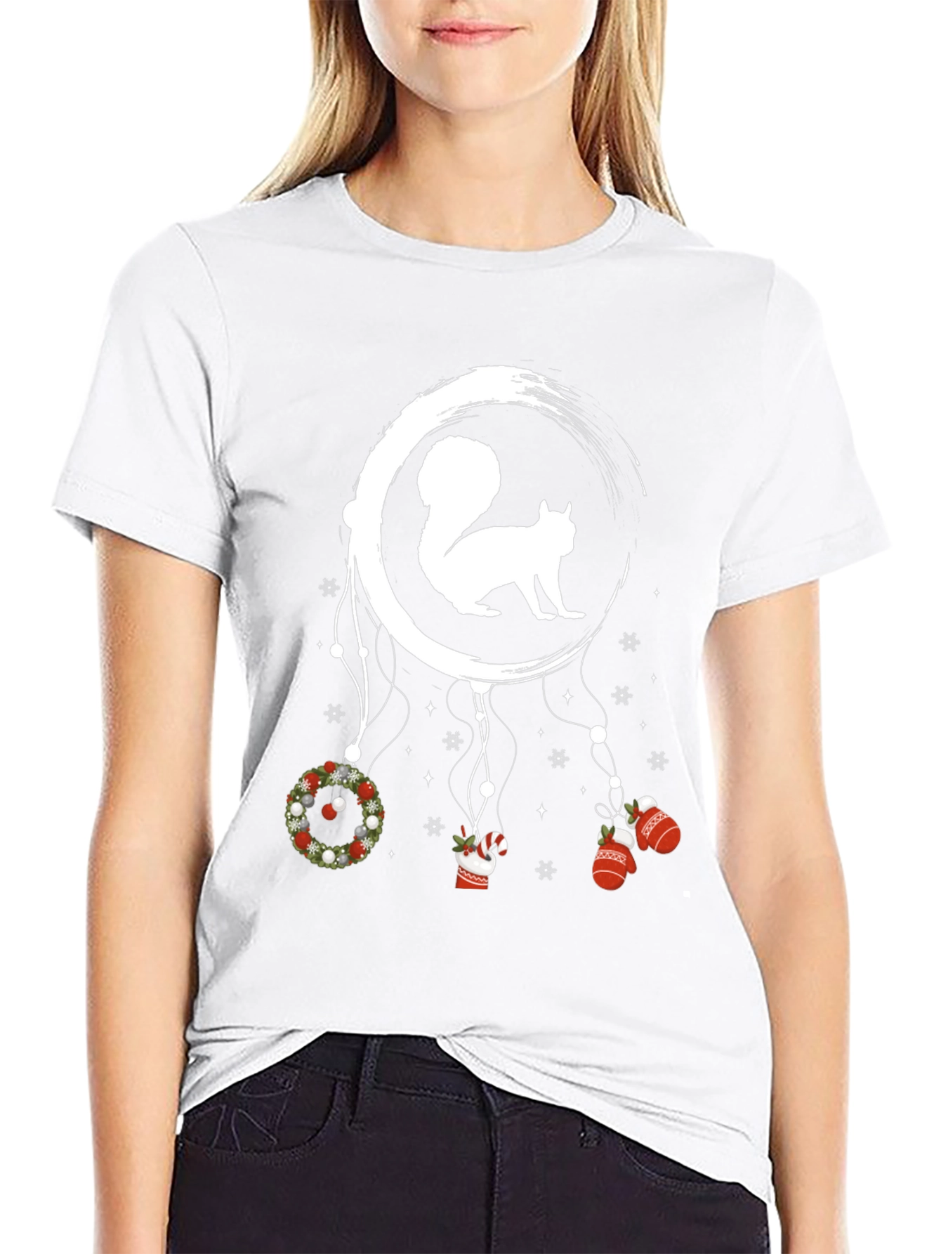 Squirrel Christmas Dreamcatcher T-Shirt