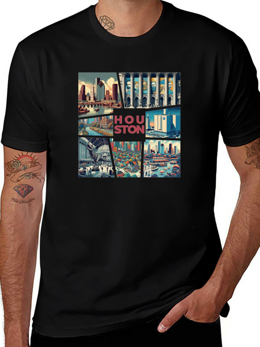 Houston Cityscape Graphic Tee
