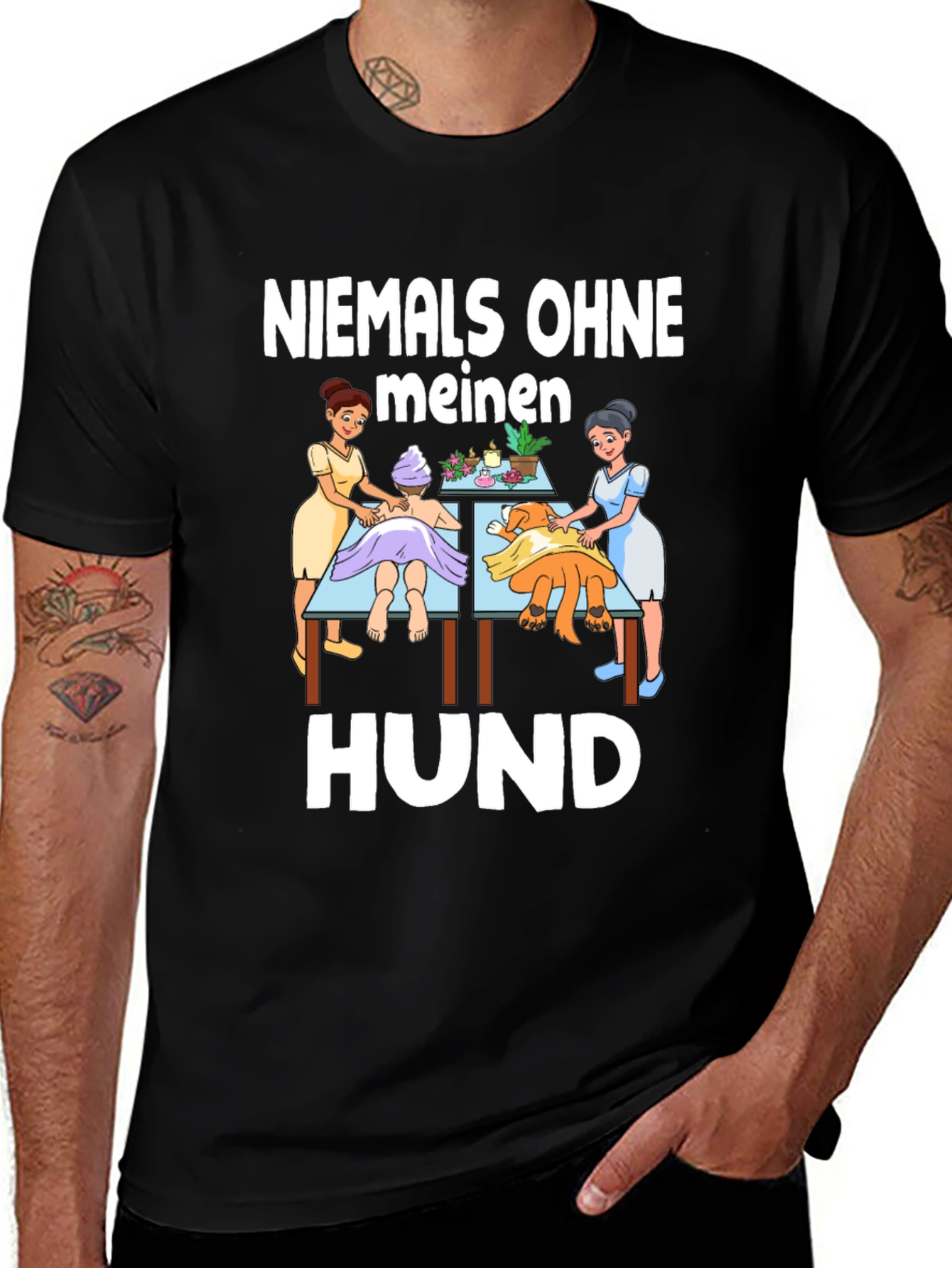 Niemals Ohne Meinen Hund T-Shirt
