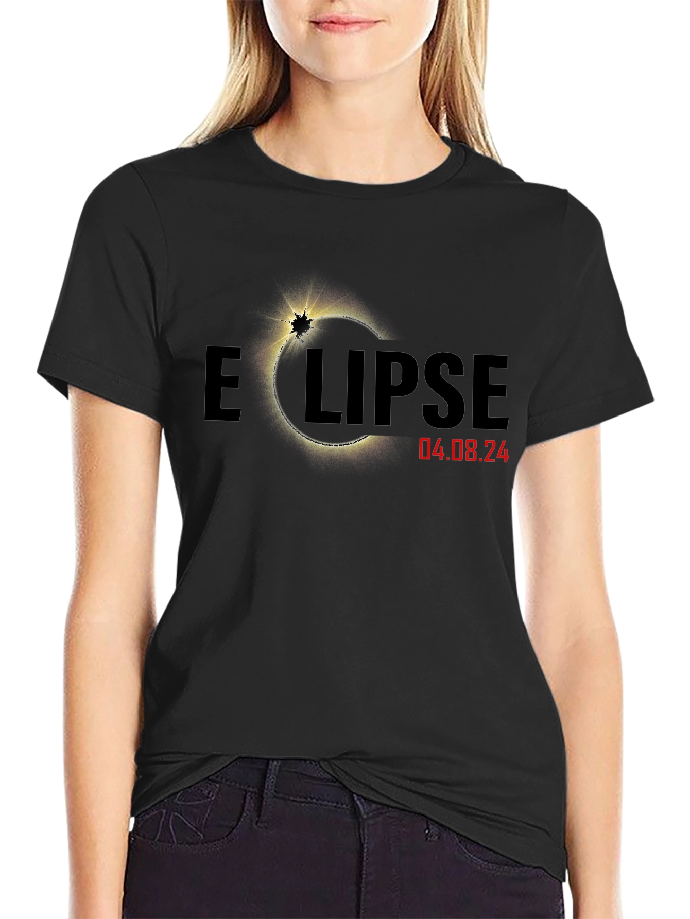 Eclipse 2024 Total Solar Event T-Shirt